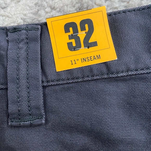 NWT Carhartt Mens rugged flex relaxed fit canvas utility work short - Picture 6 of 9